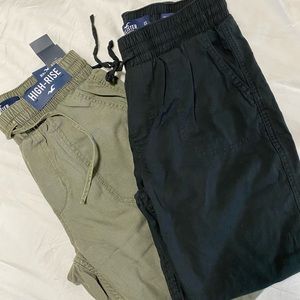 High rise jogger pants